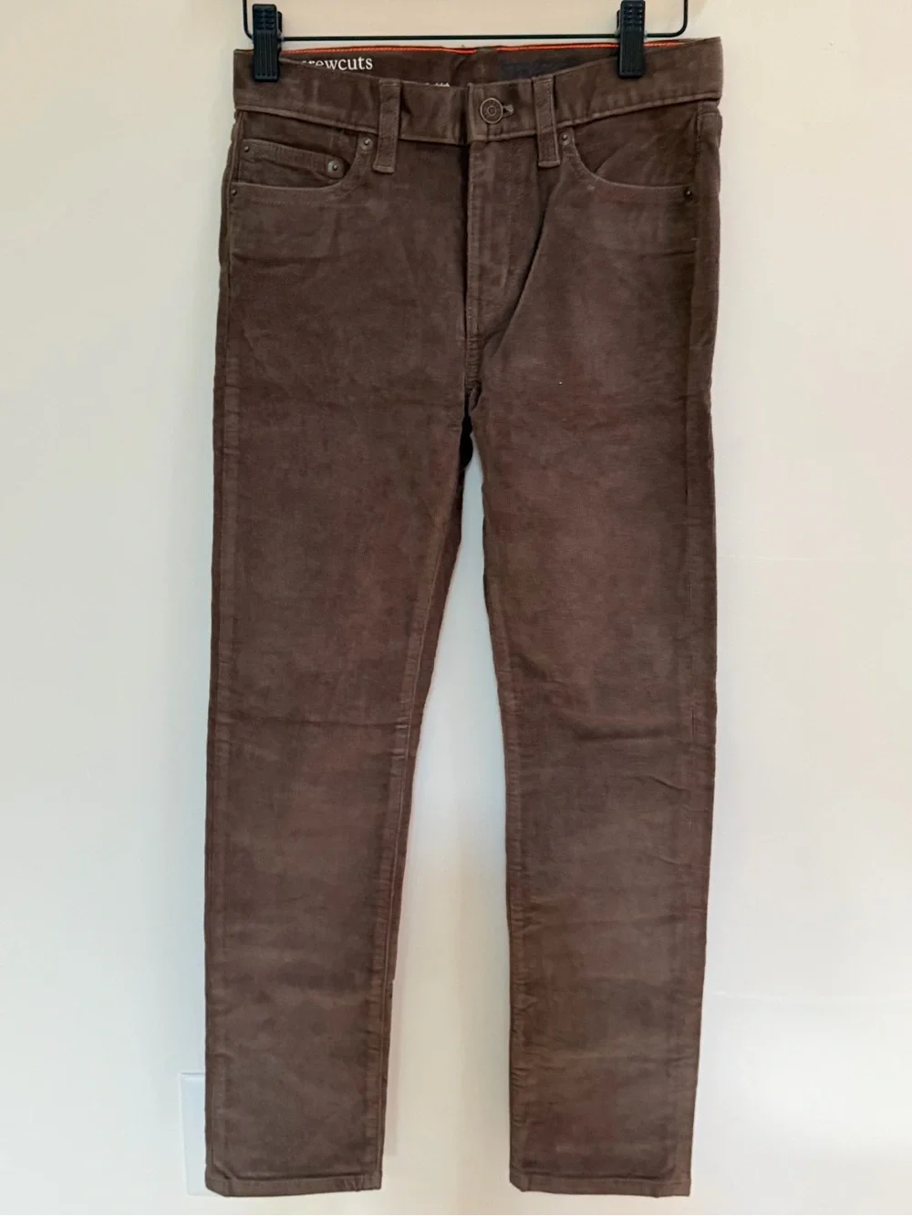 Crewcuts Brown Corduroy Straight-Leg Pants